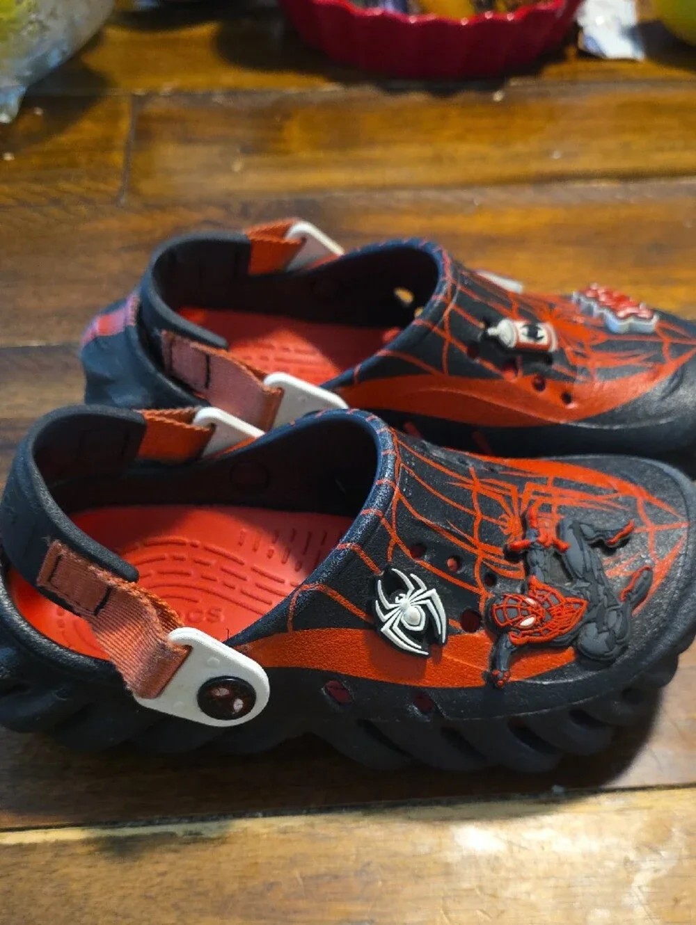 Crocs Kids' Echo Clog in the Marvel Spider-Man / Miles Morales W/Spider Jibbitz